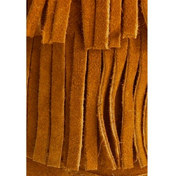 Minnetonka Three Layer Fringe Boots in Brown - Picture 5 of 16